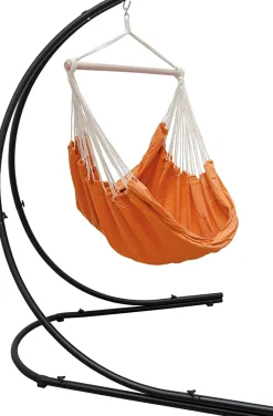 AMANKA XXL hangstoel met hangstoelframe - Orange