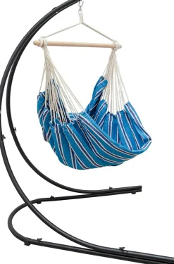AMANKA XXL hangstoel met hangstoelframe - Blue