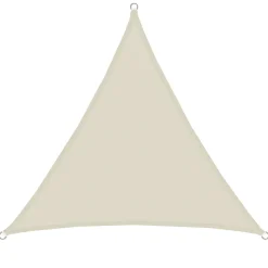 AMANKA 4 x 4 x 4 waterafstotende polyester schaduwdoek - Beige