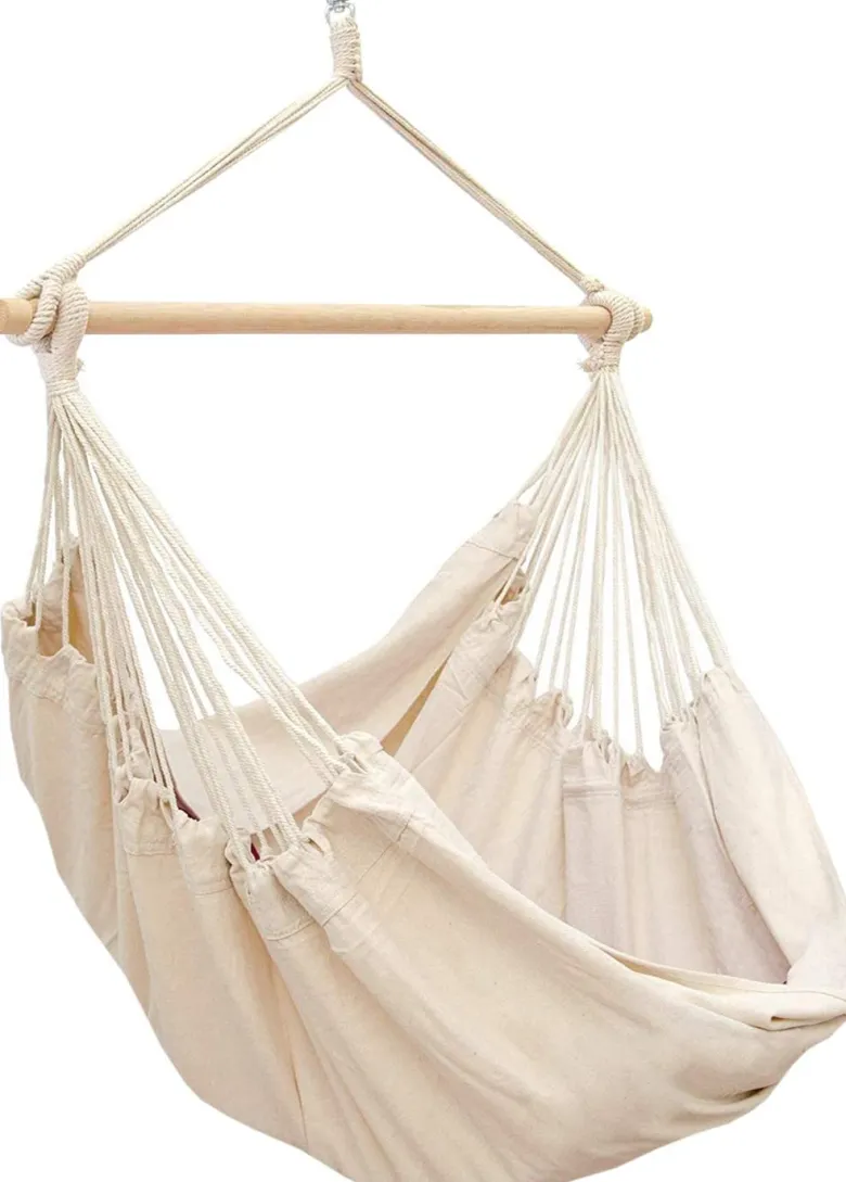 AMANKA 185 x 130 XXL hangstoel - Beige
