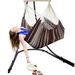 AMANKA 185 x 130 XXL hangstoel - Brown