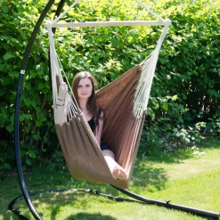 AMANKA 185 x 130 XXL hangstoel - Dark Brown