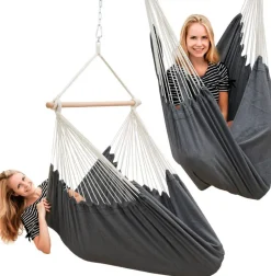 AMANKA 185 x 130 XXL hangstoel - Grey