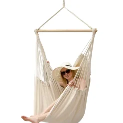 AMANKA 185 x 130 XXL hangstoel - Ivory