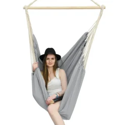 AMANKA 185 x 130 XXL hangstoel - Light Grey