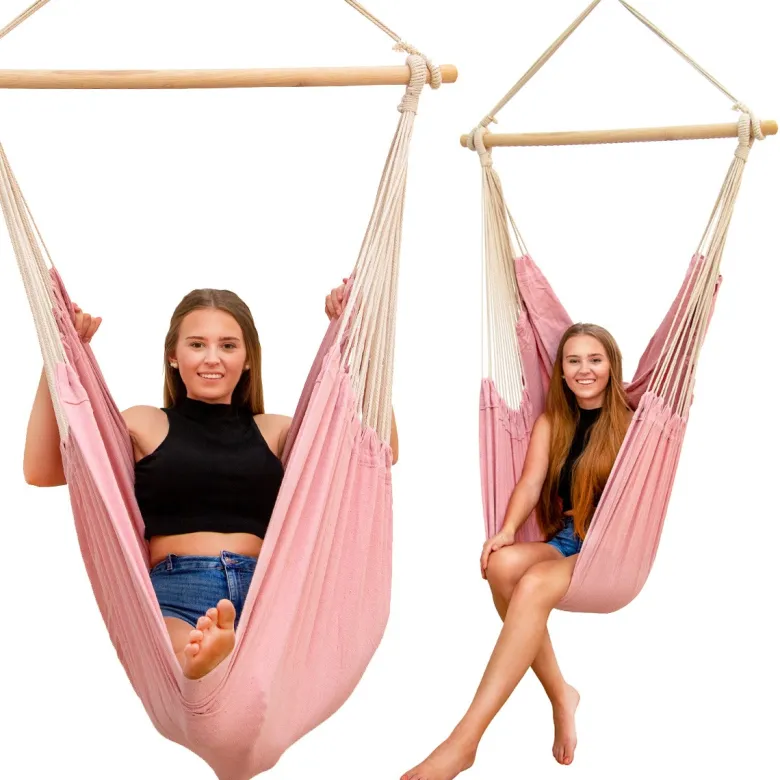 AMANKA 185 x 130 XXL hangstoel - Pink