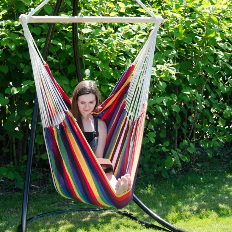 AMANKA 185 x 130 XXL hangstoel - Rainbow