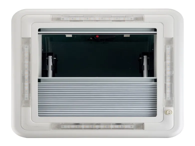 AOYI Skylight LED 40x40 cm dakluik - Smoke/White