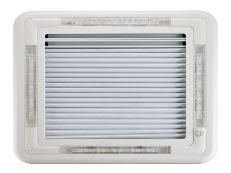 AOYI Skylight LED 40x40 cm dakluik - Smoke/White