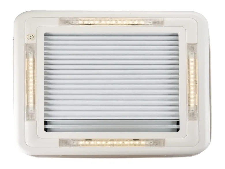AOYI Skylight LED 40x40 cm dakluik - Smoke/White