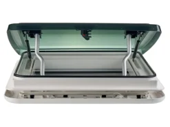 AOYI Skylight LED 40x40 cm dakluik - Smoke/White