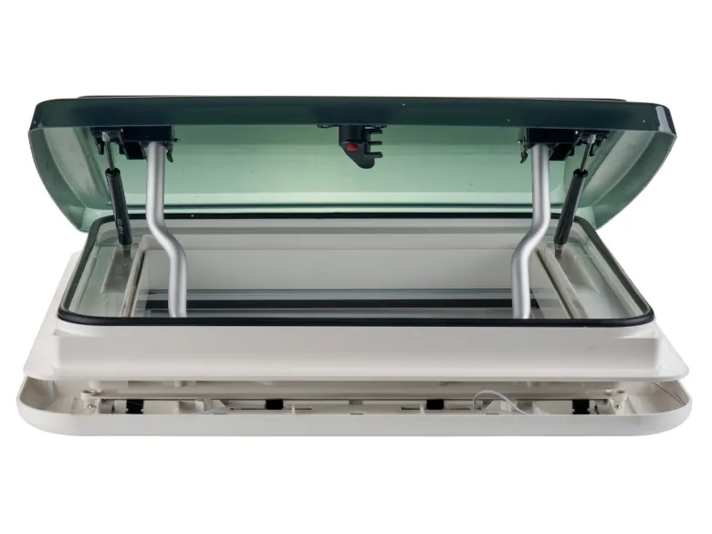 AOYI Skylight LED 40x40 cm dakluik - Smoke/White