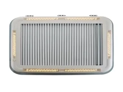 AOYI Skylight LED 70x50 cm dakluik - Smoke/White