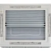 Aoyi Skylight LED 40x40 dakluik met permanente ventilatie - Smoke