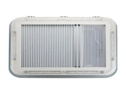 Aoyi Skylight LED 70x50 dakluik met permanente ventilatie - Smoke