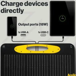 Aqiila Sunbird 100 watt opvouwbaar zonnepaneel