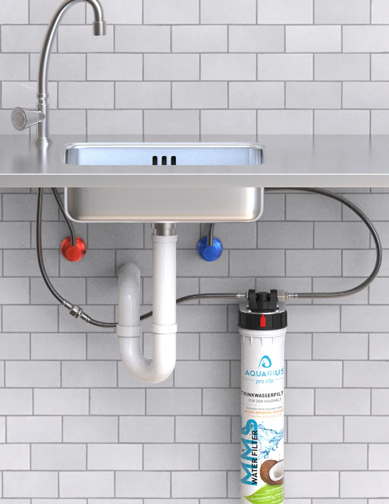 AQUARIUS pro life MMS complete set waterfilter