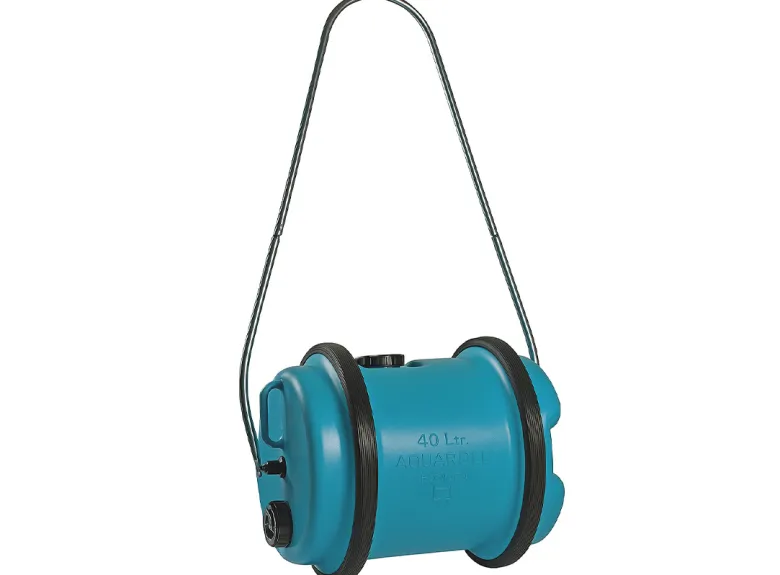 Aquaroll 40L mobiele schoonwatertank - turquoise