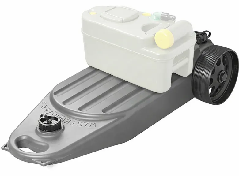 Aquaroll Wastemaster 38L mobiele vuilwatertank - grey