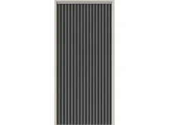 Arisol koordgordijn 190 x 60 - anthracite/grey