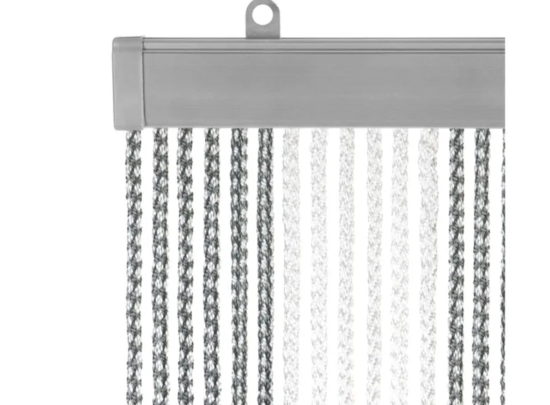 Arisol koordgordijn 190 x 60 cm - white/grey