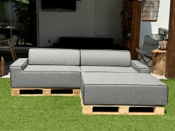 ARKO Modulaire Bank Dubbele Chaise Longue - 240x160cm Grijs