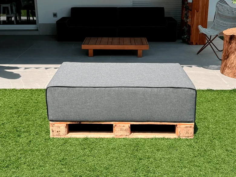 ARKO Modulaire Sofa Poef - 120x80cm Grijs