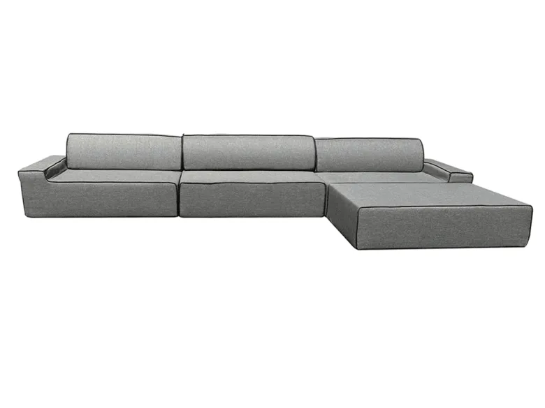 ARKO Triple Chaise Longue Modulaire Bank - 360x160cm Grijs