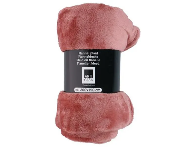 Arti Casa plaid - Pink