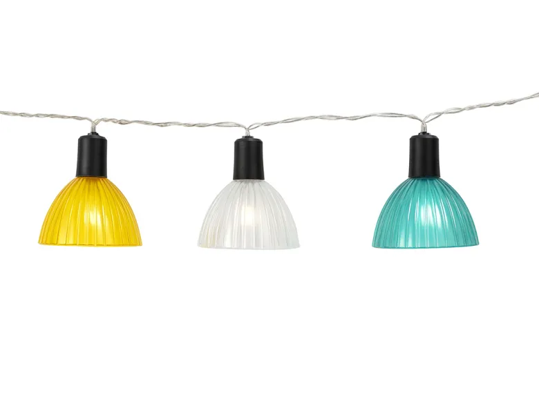 Arti Casa solar geribbelde parapluutjes lichtslinger