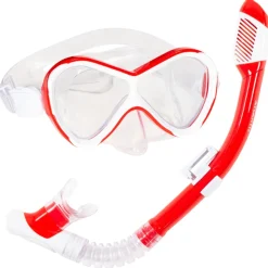 Atlantis Abaco Snorkelset - Red