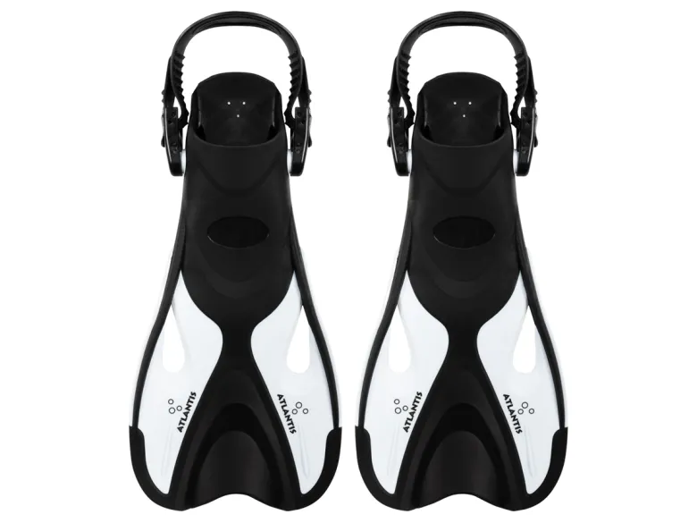 Atlantis Dolphin 42-45 Zwemvliezen - Black/White