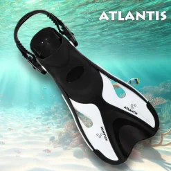 Atlantis Dolphin 36-41 Zwemvliezen - Black/White