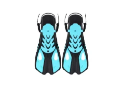 Atlantis Snapper Zwemvliezen - Blue/Turquoise