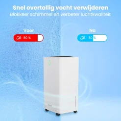 Auronic Compact Series 10 liter luchtontvochtiger - White