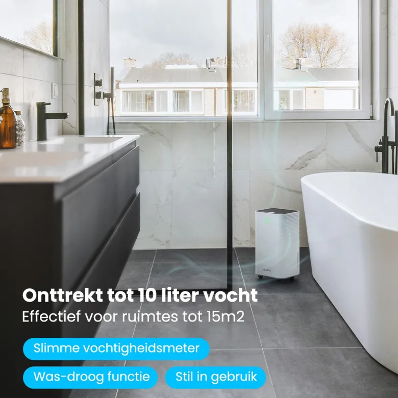 Auronic Compact Series 10 liter luchtontvochtiger - White