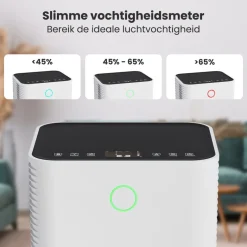 Auronic Compact Series 10 liter luchtontvochtiger - White
