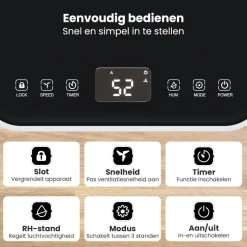 Auronic Compact Series 10 liter luchtontvochtiger - White