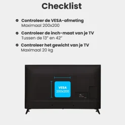Auronic draaibaar en kantelbare TV Beugel - 13-42 inch