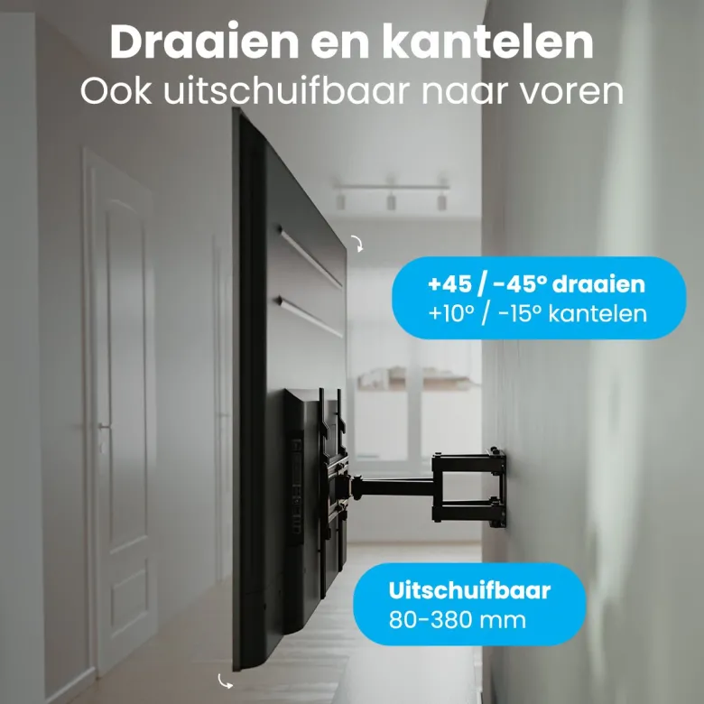 Auronic draaibaar en kantelbare TV beugel - 23-60 inch