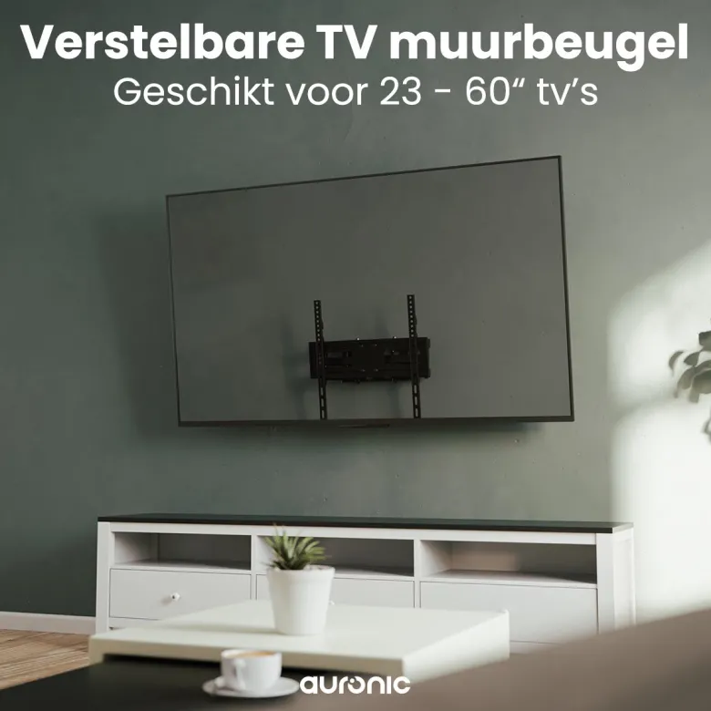 Auronic draaibaar en kantelbare TV beugel - 23-60 inch