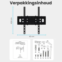 Auronic draaibaar en kantelbare TV beugel - 23-60 inch