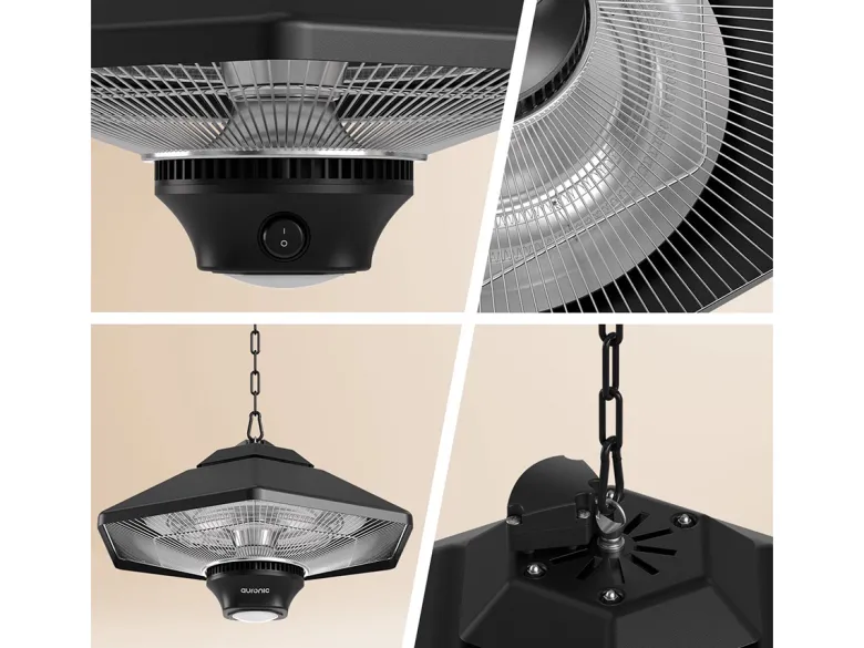 Auronic Infrarood hangende terrasverwarmer - 2000 watt