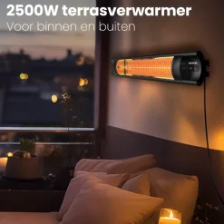 Auronic infrarood terrasverwarmer - 2500 watt