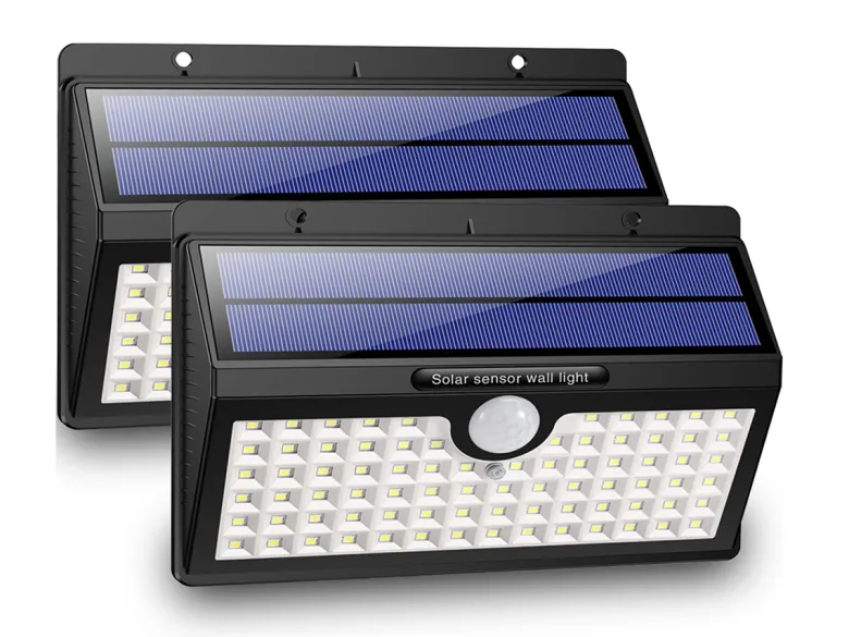 Auronic 78-LED Solar buitenlamp met bewegingssensor - Set van 2
