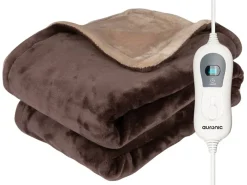 Auronic 1-persoons elektrische deken - Brown