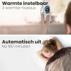 Auronic 1-persoons elektrische deken - Brown