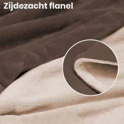 Auronic 1-persoons elektrische deken - Brown
