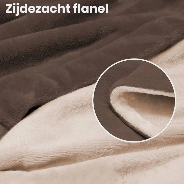 Auronic 1-persoons elektrische deken - Brown