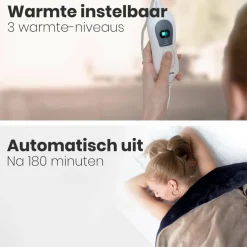 Auronic 1-persoons elektrische deken - Night Blue
